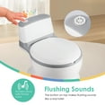thumbnail image 3 of Toilette d'Entraînement pour Tout-Petit avec Son Réaliste de Rinçage, Compartiment de Rangement et Brosse de Toilette pour 18 Mois et Plus, 3 of 8