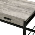 thumbnail image 3 of Sleek Study Furniture - Weathered Oak & Black Finish, Enabled Modern Writing Desk: For Workspaces, 3 of 6