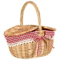 thumbnail image 1 of Cesta de almacenamiento de pan Canasta de mano Canasta de picnic al aire libre con tapas dobles, 1 of 5