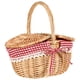 thumbnail image 1 of Cesta para guardar pan, cesta de mano, cesta de picnic para exteriores con tapas dobles, 1 of 7