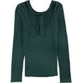 thumbnail image 2 of Guinness Womens Open-Back Pullover Blouse, Green, X-Large, 2 of 2