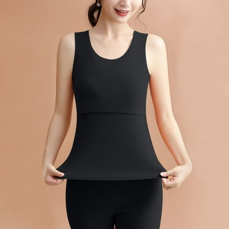 

Giligiliso Clearance Lady’S Lingerie Padded Bralette Plus Size Sexy Push Up Bras Thermal Vest German Velvet Top During Pregnancy Thickened Autumn and Winter Underwear Pregnant Thermal Underwear Top