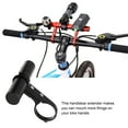 thumbnail image 1 of Bike Handlebar Extender Handle Bar Extended extender bike handlebar extension Bracket Extension Alloy Holder Mount, Black, 10cm, Extended Bracket, 1 of 7