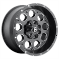 thumbnail image 2 of Fuel 1PC Aluminum Rim D525 REVOLVER 16X8in Matte Black Milled Finish, D52516808245, 2 of 2