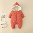 thumbnail image 2 of Gibobby Baby baby-girls Infant Bunting Jumpsuit, 100% Organic Cotton One-piece Long Sleeve Outfit Coverall(Red,3-6 Months), 2 of 4