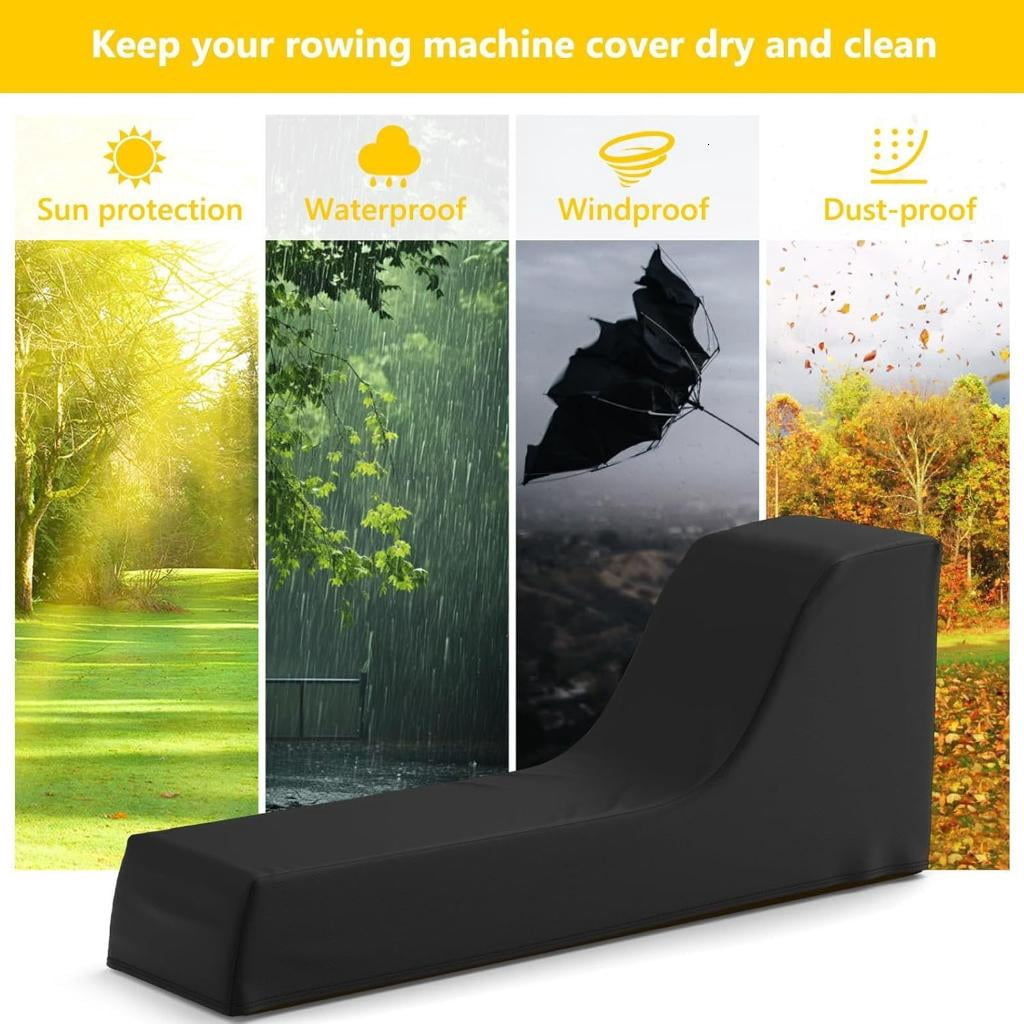 Yihuala Outdoor Rowing Machine Cover Waterproof Protective Case Fitness Equipment Protective Cover Easy to Use
