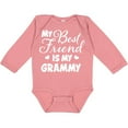 thumbnail image 3 of Inktastic My Best Friend is My Grammy with Hearts Boys or Girls Long Sleeve Baby Bodysuit, 3 of 5