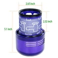 thumbnail image 3 of 2 Pack HEPA Replacement for Dyson V11 Filter Compatible with Dyson Cyclone V11 Animal, V14 Torque Drive and V15 Detect, Washable, Filters Replaces Part 970013-02, 3 of 6