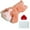 Pink, variant on Blublu Park Heartbeat Puppy Toy, Pet Essentials Behavioral Aid Puppy Toy and Sleep Aid, Gray