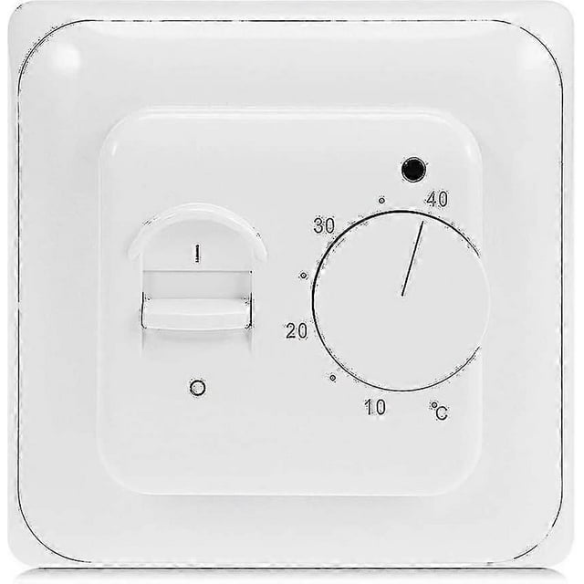 Manual Electric Floor Heating Thermostat With Ac 220v 16a Probe, Mechanical Floor Heating Thermostat Controller