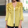 thumbnail image 2 of Vedolay Long Cardigans for Women Knitted Sweater Autumn Winter Cardigan Sweater Top Yellow,L, 2 of 5