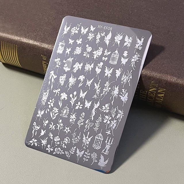 Nail Art Templates Stamping Plate Diy Nail Design Printing Tool Flower For Nail Tool