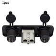 thumbnail image 2 of 1PCS 50A FOR Anderson Plug USB 3.0 Receptacle Flush Mount Recessed Plate, 2 of 5