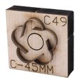 thumbnail image 1 of Leather Cutting Die Strip, Leather Die Cutter Simple  Thick Wood Base Incisive  for DIY Crafts for Jewelry Making, 1 of 8