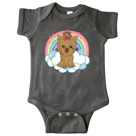 

Inktastic Yorkie Gifts Yorkshire Terrier Dog Gift Baby Girl Bodysuit