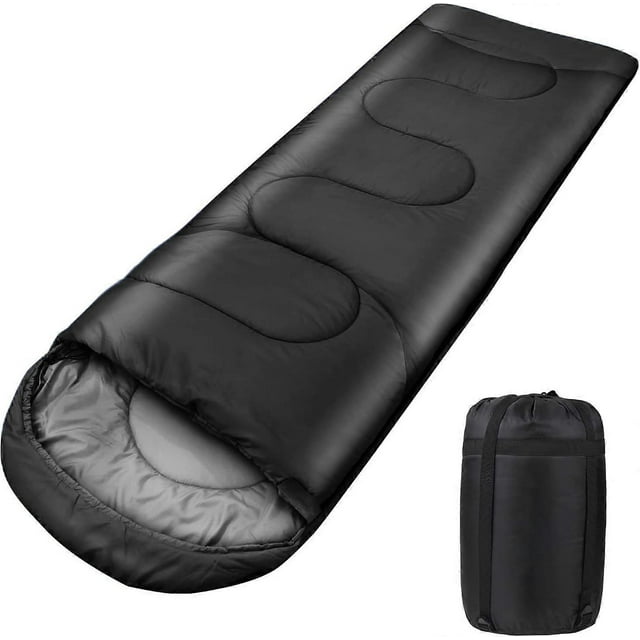 Sleeping Bag for Adults 3-Season - Ultra-Light & Warm, Waterproof Camping Sleeping Bag, Lightweight with Compact Bag