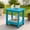 Navy Blue, variant on Y&M Outdoor Side Table, HDPE Patio End Table for Adirondack Chair, Weather Resistant Small Accent Table, Navy Blue, 2 Pack