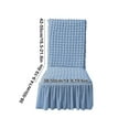 thumbnail image 3 of Specollect Clearance 1Pcs Dining Room Chair Slipcovers Stretch Dining Chair Covers Non Slip Washable Furniture Protector with Skirt Country Style for Hotel Ceremony Party, 3 of 5
