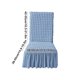 thumbnail image 3 of Funda elástica para silla Funda de poliéster lavable extraíble | Textura de terciopelo jacquard | Ajuste protector duradero antideslizante | Salón Moderno Comedor Oficina Banquete | Tamaño universal, 3 of 6