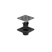 Evo Lite 4-1/2 Square Nero Square Drain