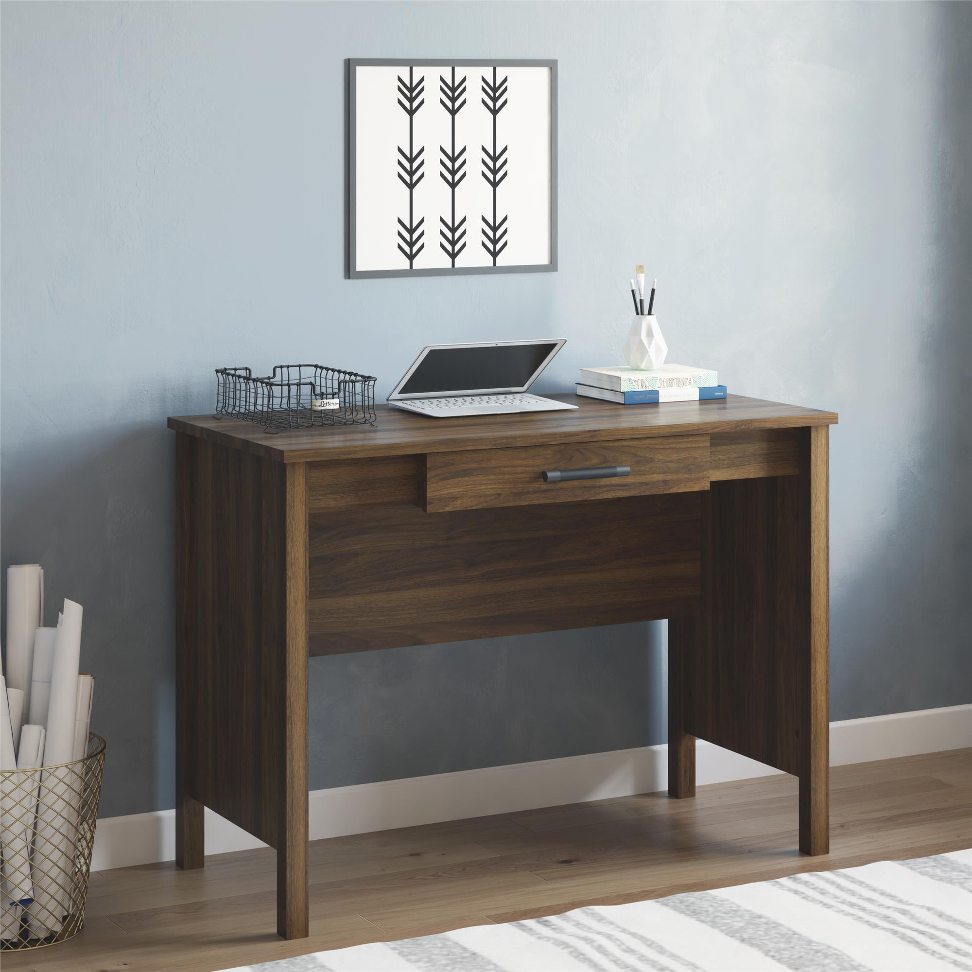 Better Homes & Gardens Wesley Computer Desk, Walnut
