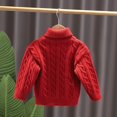 thumbnail image 3 of LNMQLPDBS Baby Boys Turtleneck Cable Sweater Toddler Warm Knit Pullover Kids Classic Braided Top Newborn Cozy Long Sleeve Jumper Infant Casual Winter School Daily Wear with Ribbed Collar, 3 of 9