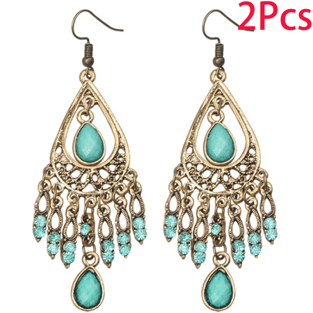 DESIGNICE 2026 New Earrings for Women Tassel Detail Statement Earrings for Women Dynamic Beauty Movement Appeal Womens Earrings for Party Dinner Date Casual Brown