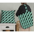 thumbnail image 5 of Soimoi Green Rayon Fabric Diagonal Stripe Print Fabric by Yard 42 Inch Wide, 5 of 5
