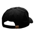 thumbnail image 4 of Italian Heart Embroidered Low Profile Dyed Washed Caps - Black OSFM, 4 of 5