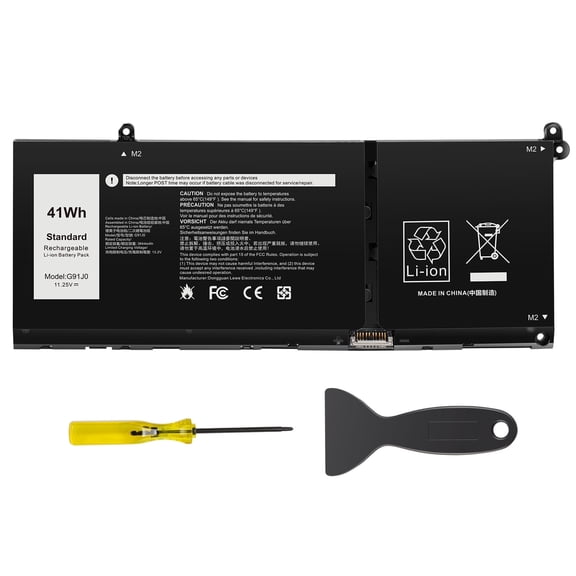 G91J0 Laptop Battery Replacement for Dell Latitude 3320 3330 3420 3520 Inspiron 3510 3511 3515 3520 3525 3530 5320 5330 5410 5415 5418 5518 5430 5435 7415 7425 7435 2-in-1 Vostro 5620 5625