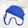 thumbnail image 3 of Bolsa de hombro Crescent cruzada de nailon impermeable para deportes al aire libre (azul) JShteea Para Estrenar, 3 of 9