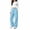 Light Blue, variant on TKKCS Girls Wide Leg Fleece Sweatpants Elastic Waist Loungewear Loose Fit Open Bottom Casual Trousers Gray 12-13Years