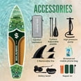 thumbnail image 7 of SOLAVERO Inflatable Stand Up Paddle Board with SUP Accessories, Anti-Slip EVA Deck, 11'×33" Blow Up Paddle Board Adults & Youth, 7 of 7