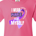 thumbnail image 4 of Inktastic I Wear Purple For Myself Lupus Awareness Youth T-Shirt, 4 of 5