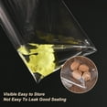 thumbnail image 4 of 100Pack Clear Cello Bags, 4-3/4"x6-1/2" Plastic Self Sealing OPP Treat Bags Clear, 4 of 6