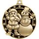 thumbnail image 3 of Paquete de 10 unidades navideñas de Papá Noel y muñeco de nieve de Medal Crown Awards, 3 of 4