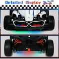thumbnail image 4 of Akaber Electric Go Kart with Adjustable Seat, 24V 9AH Drift Kart with 400W Motors, Crazy Go Cart for Kids Ages 6-12, Licensed BMW, LED Lights, Drift Mode and 2 Speed (White), 4 of 10