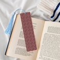 thumbnail image 4 of Kdxio Red Floral Print Metal Tassel Bookmarks,Perfect Gift for Art Lovers and Bookworms Metal Bookmarks for Women, 4 of 8