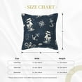 thumbnail image 4 of Bingfone Decorative Pillow Covers 20"X20" Vintage Marine Couch Pillow Cases Modern Farmhouse Covers For Couch Sofa Bed, 4 of 9