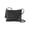 Black, variant on Collections Etc Diamond Crochet Crossbody Zippered Handbag