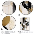 thumbnail image 3 of Designart Abstract Transitional Modern Shapes III Canvas Wall Art, 3 of 5