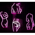 thumbnail image 2 of LINLIN Lady Back Neon Sign Lights, Beauty Neon Sign LED Neon Light Night Lamp USB Powered Led Neon Light Sign Bedroom Wall Decor, 2 of 2