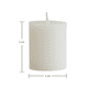 thumbnail image 3 of VELAS DECORATIVAS de Parafina y Cera de Abeja Sin Fragancia - 6 piezas YMA HOME  Velas Decorativas / Parafina y Cera de Abeja / Sin Fragancia / Color Blanco, 3 of 4