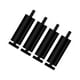 thumbnail image 2 of 4 piezas de patas de metal para muebles, patas de sofá de repuesto, patas de sofá de altura ajustable negro 12cm, 2 of 9