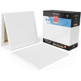 thumbnail image 6 of Arteza Stretched Canvas, Premium, White, 12"x12", Blank Canvas Boards for Painting - 8 Pack, 6 of 6