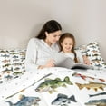 thumbnail image 5 of Castle Fairy Female Men Fishing And Hunting Twin Comforter Sets,Fish Animal Bedding Set, 5 of 8