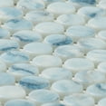 thumbnail image 4 of The Tile Life Eterna Penny 1" x 1" Maureen Glass Round Mosaic Floor and Wall Tile 1 Sheet, 4 of 9