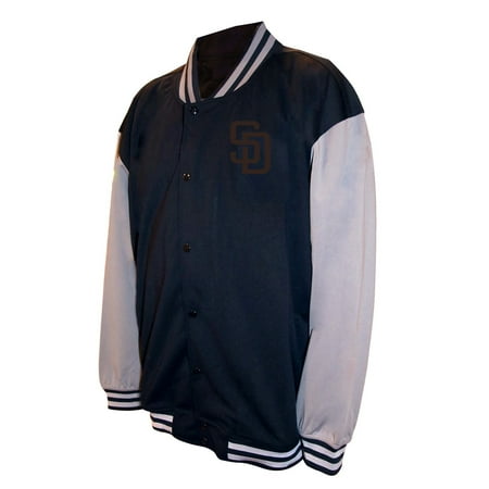 Men s-Profile Black San Diego Padres Full-Snap Varsity Jacket