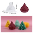 thumbnail image 2 of Moldes de vela de cebolla de Unique Bargains, molde de silicona en forma de cubo para hacer velas, vela aromática de 3.58"x3.35"x2.95", 2 of 6