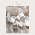 thumbnail image 3 of KUIZAP Jewelry High-end Wooden Packaging Box Rings Necklaces Earrings Badges Gift Boxes Jewelry Storage Boxes(White)9.5*9.5*3.5, 3 of 7